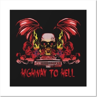 Highway To Hell - Colour Posters and Art